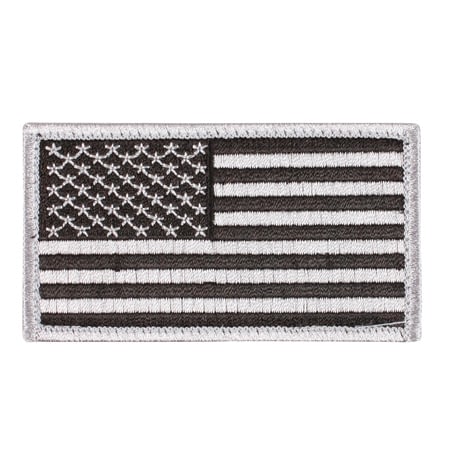 Grayscale American Flag Patch - Elicia Hyder